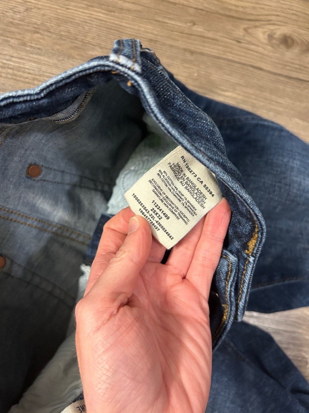 Wrangler High-Rise Flare Jeans in Dark Blue Denim - Picture 8 of 8